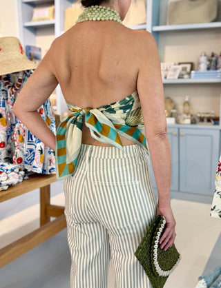 Frame The Anchor Pant, Flax Stripe