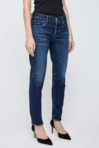 Moussy Vintage MV Camden Tapered, Dark Blue