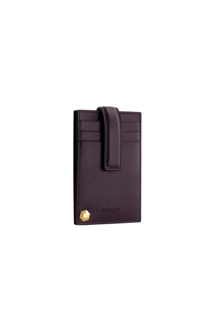 Mlouye Rotate Cardholder, Dark Grapes