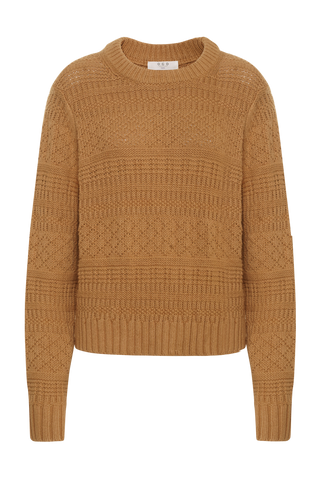 One Grey Day Maison Crewneck, Ochre