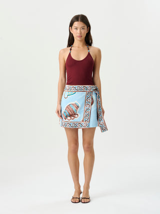Roame. Ember Rib Tank, Mulberry