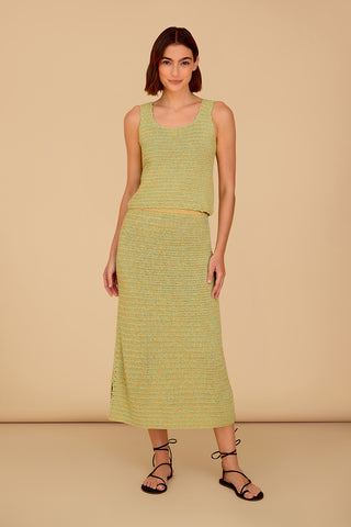 Olivia by Livro Knit Top, Citrus Multi Knit