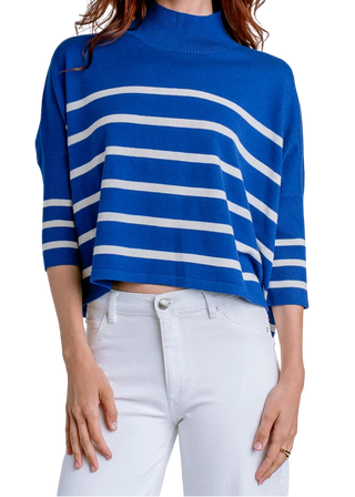 Kerisma Aja Stripe Sweater, Blue White