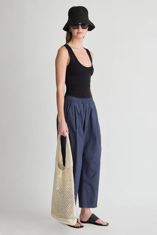 Apiece Apart Spa Pleat Pant, Navy