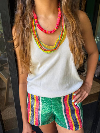 Twine & Twig Layer Necklace Set of 5, Cabana Club