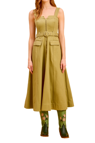 Olivia by Livro Foster Dress, Olive