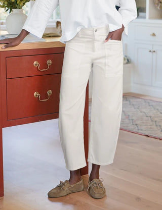 Frank & Eileen Bray Barrel Pants, Chalk