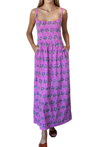 Emerson Fry Jour Maxi Dress, Big Marigolds Purple Orchid Organic – Monkee's  of Mount Pleasant