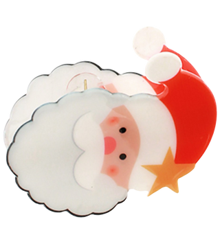 Santa Claw Clip, Red White