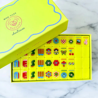 Mod Mahjong Tiles, Chartreuse