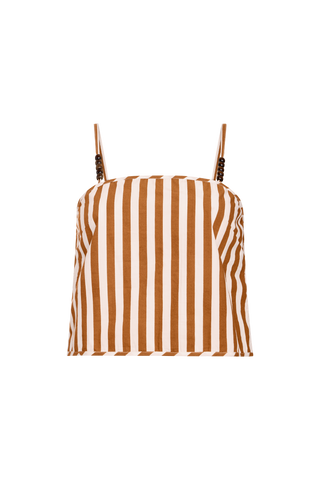 Olivia by Livro Carter Top, Tuck Stripes