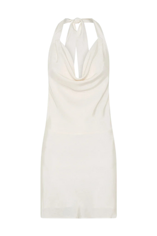 Kivari Arabella Halter Top, Cream