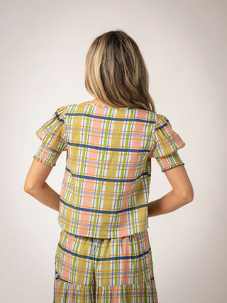 Beau & Ro Louisa Top, Camden Plaid