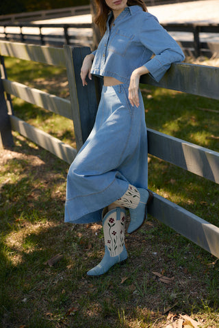 Olivia by Livro Asbury Skirt, Denim