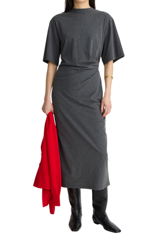 Apiece Apart Luna Cinched Maxi, Heathered Charcoal