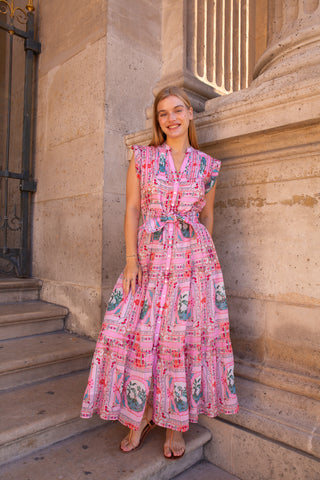 bird print maxi dress Bird Of Paradise Tropical Floral Print Maxi Dress Legacy Clothing Boutique