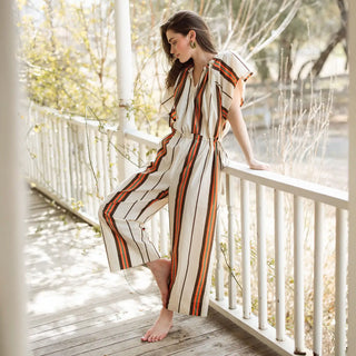 Sunshine Tienda Margo Jumpsuit, Vintage Stripe