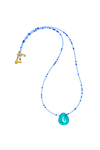 Gather Goods Turquoise Triangle Drop Necklace