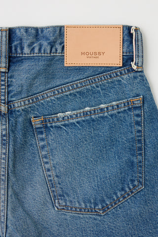 Moussy Vintage MV Natick Shorts, Blue