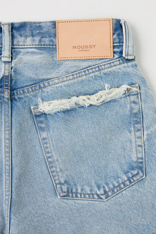Moussy Vintage MV Southborough Shorts, Light Blue