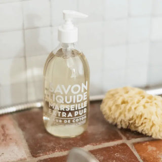 Liquid Marseille Soap, Cotton Flower