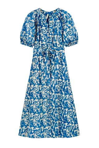 Mirth Somerset Dress, Indigo Heka