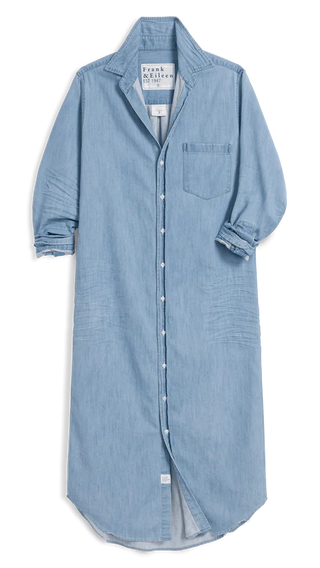frank and eileen maxi shirt dress FRANK & EILEEN Rory Maxi Shirtdress Camel Corduroy