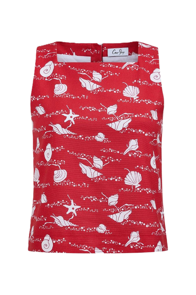 Coco Shop Shift Top, Red Shell – Monkee's of Mount Pleasant
