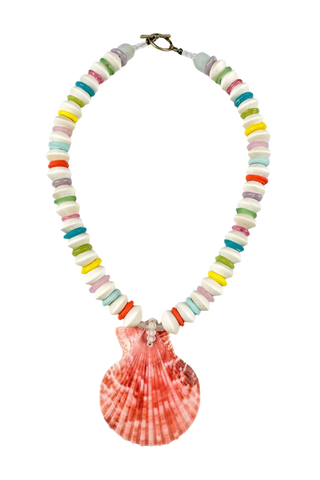 Twine & Twig Classic Shell Necklace, Paradise