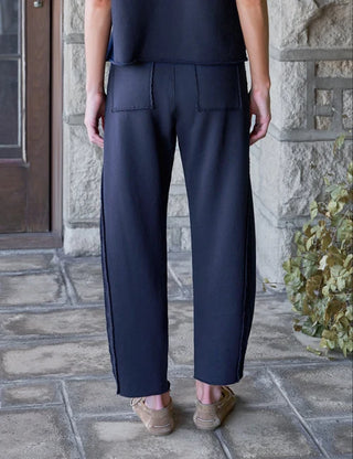 Frank & Eileen Bibi Barrel Leg Sweatpant, Classic Navy