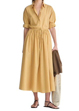 Apiece Apart Priska Shirt Dress, Sun Butter