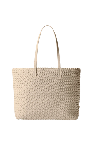 Naghedi Jetsetter Small Tote, Ecru