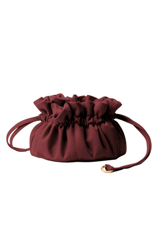 Naghedi Lotus Petit Jewelry Pouch, Bordeaux