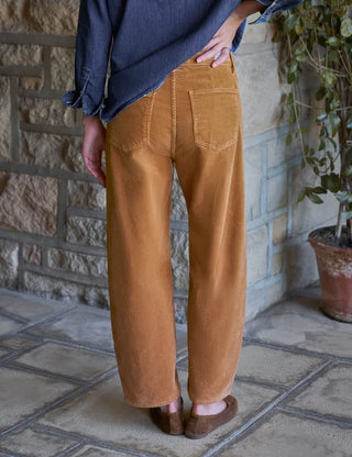 Frank & Eileen Brennan Barrel Leg Jean, Camel