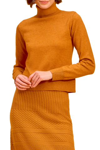 Olivia by Livro Erin Turtleneck, Saddle