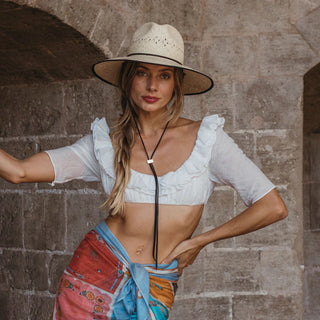 Freya Fiji Hat, Natural Black