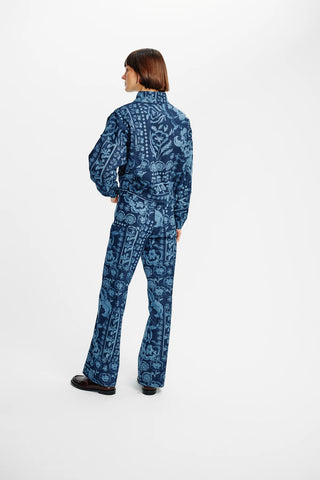 Carolina K Ezra Pant, Denim Flower