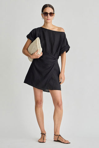 Apiece Apart Sigrun Mini Dress, Black