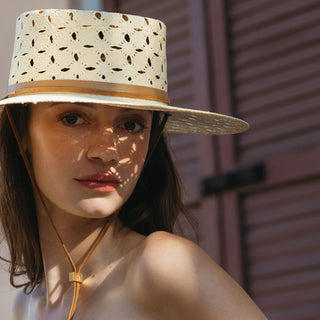 Freya Blossom Hat, Natural