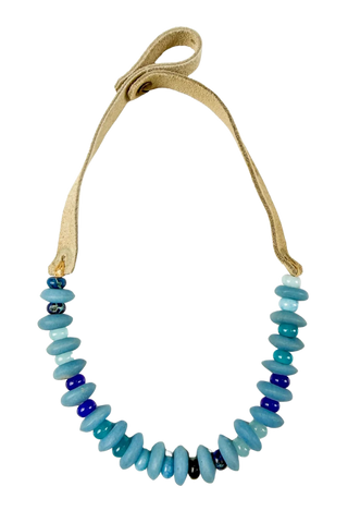 Twine & Twig Slim Choker Necklace, Cloud
