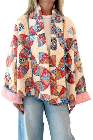Shappy Coat, Baby Bunting Blues & Browns