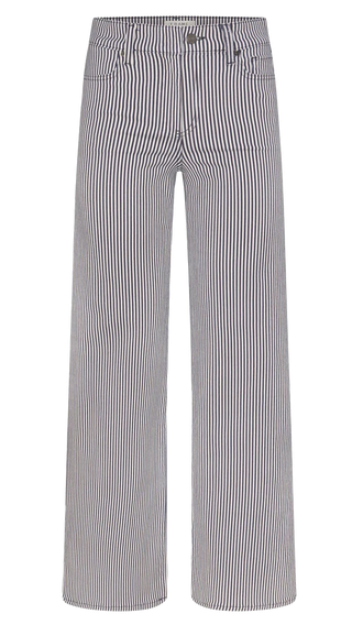Frame Le Slim Palazzo, Navy Stripe