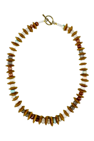 Twine & Twig Stacked Classic Necklace, Stone
