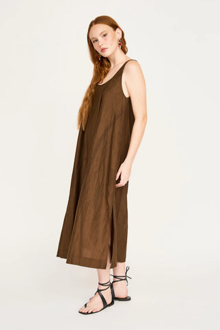 Mirth Cassis Dress, Chocolate