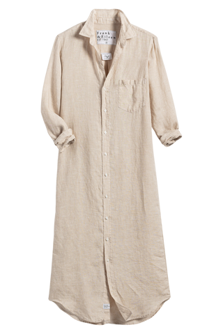 Frank & Eileen Maxi Shirtdress, Sand