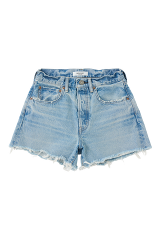 Moussy Vintage Lincoln Shorts, Light Blue
