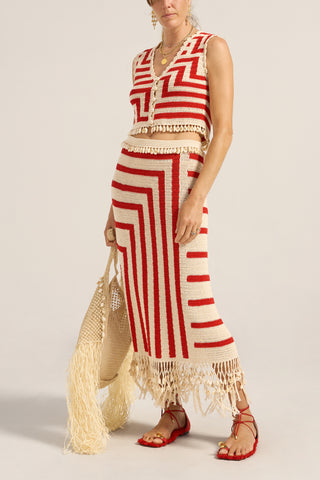 Ilio Nema Clythie Vest, Graphic Crochet