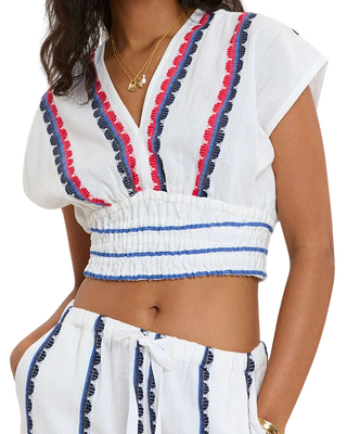 LemLem Alia Plunge Top, Kibebi Marine