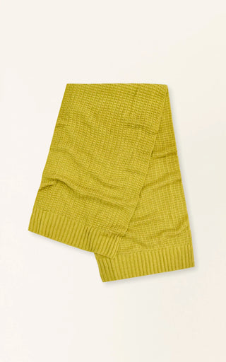 Mirth Oversized Knit Scarf, Lemongrass