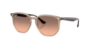 Ray-Ban Turtledove Sunglasses, Pink Gradient Grey
